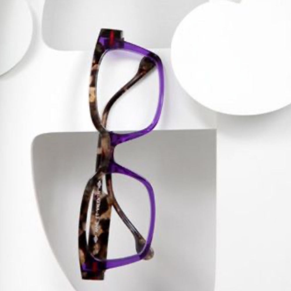Anne et Valentin Purple Tortoise Glasses France - Picture 1 of 9